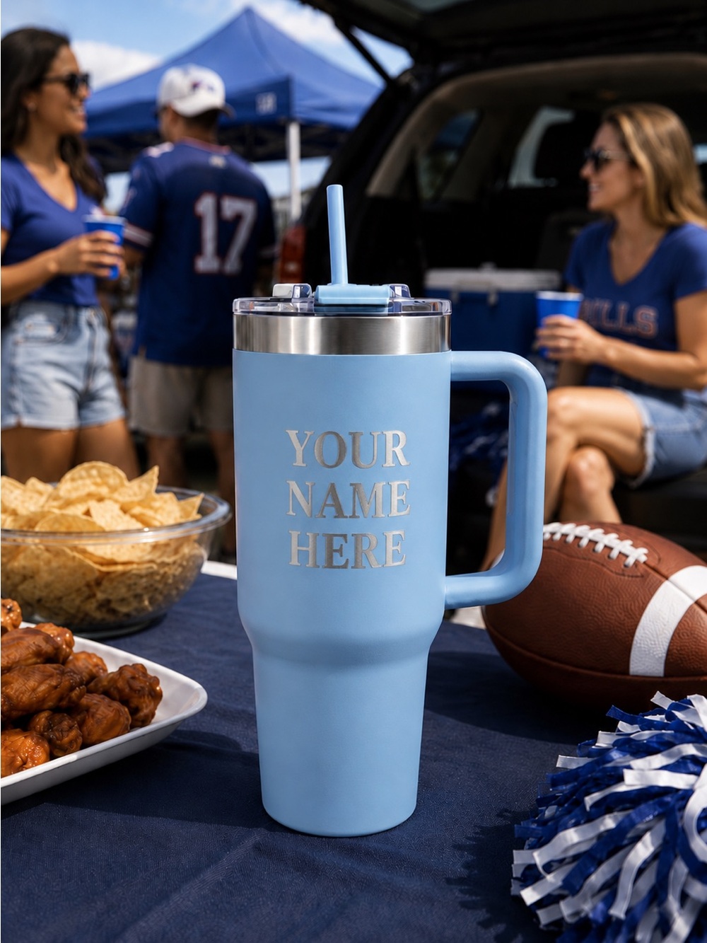 Custom Engraved 40 oz Hogg Travel Tumbler
